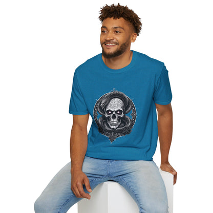 Gothic Skull Graphic T-Shirt - Unisex Softstyle Tee