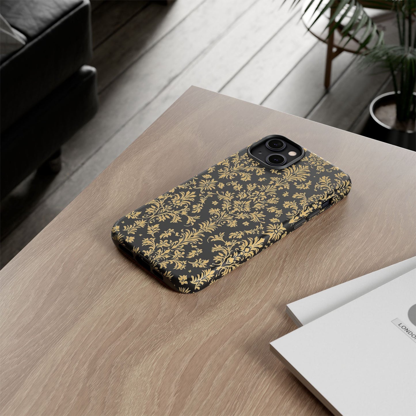 Elegant Floral iPhone Case - Tough, Stylish Protection