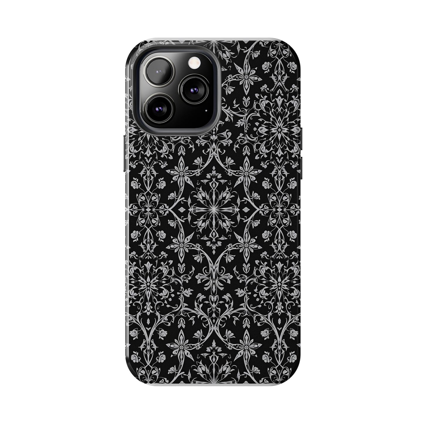 Elegant Floral Tough Phone Case - Durable Protection with Stylish Design