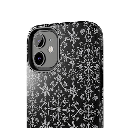 Elegant Floral Tough Phone Case - Durable Protection with Stylish Design