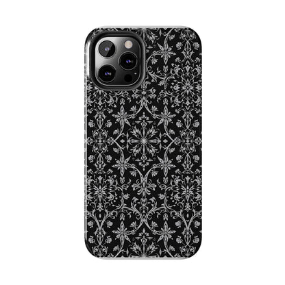 Elegant Floral Tough Phone Case - Durable Protection with Stylish Design