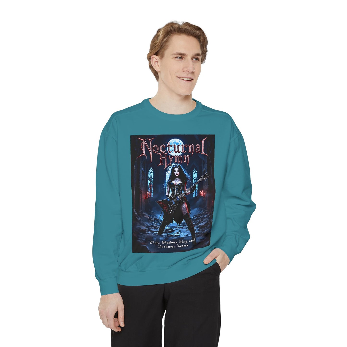 Nocturnal Hymn Unisex Sweatshirt - Embrace the Shadows in Style