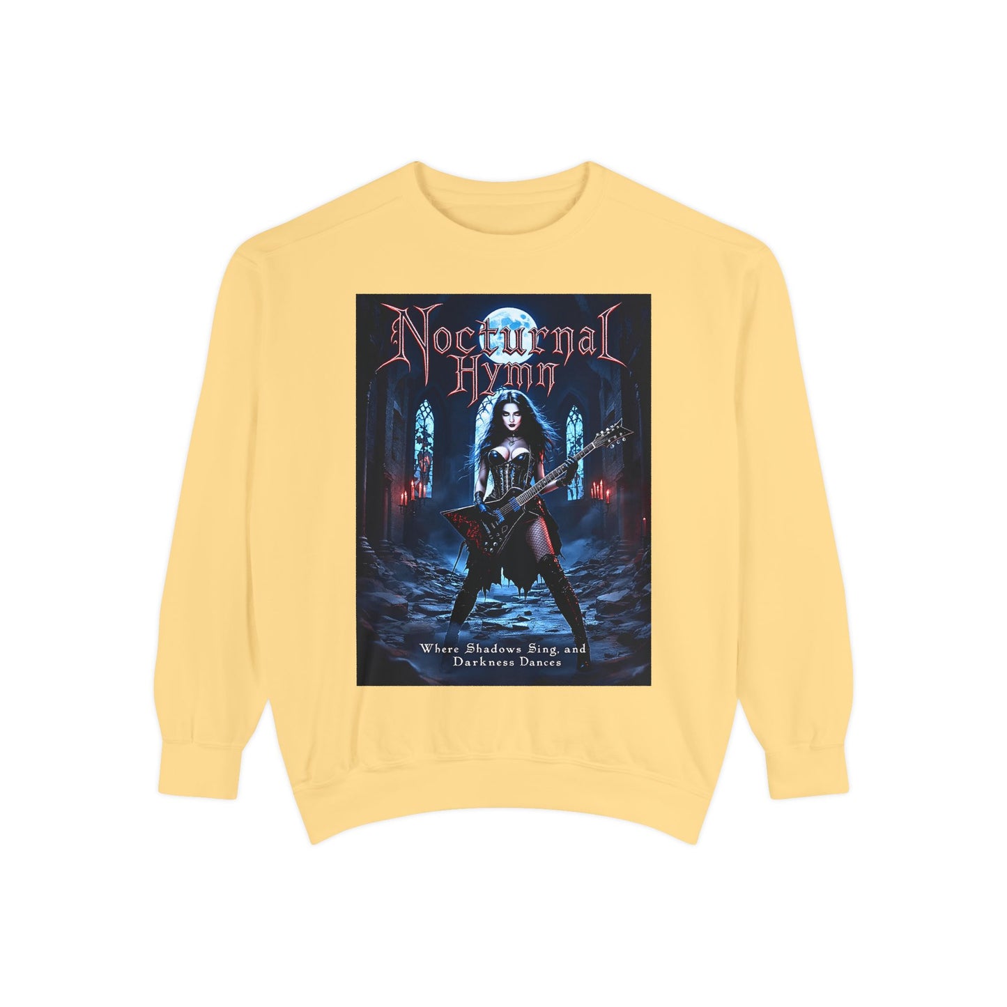 Nocturnal Hymn Unisex Sweatshirt - Embrace the Shadows in Style