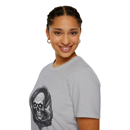 Gothic Skull Graphic T-Shirt - Unisex Softstyle Tee