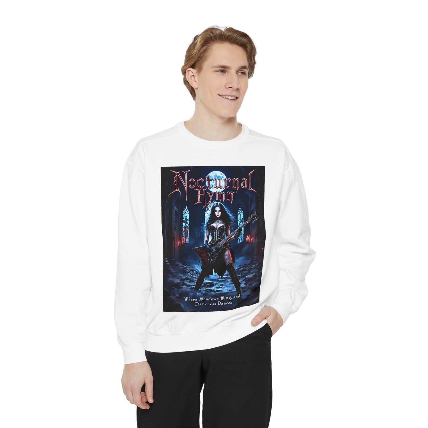 Nocturnal Hymn Unisex Sweatshirt - Embrace the Shadows in Style