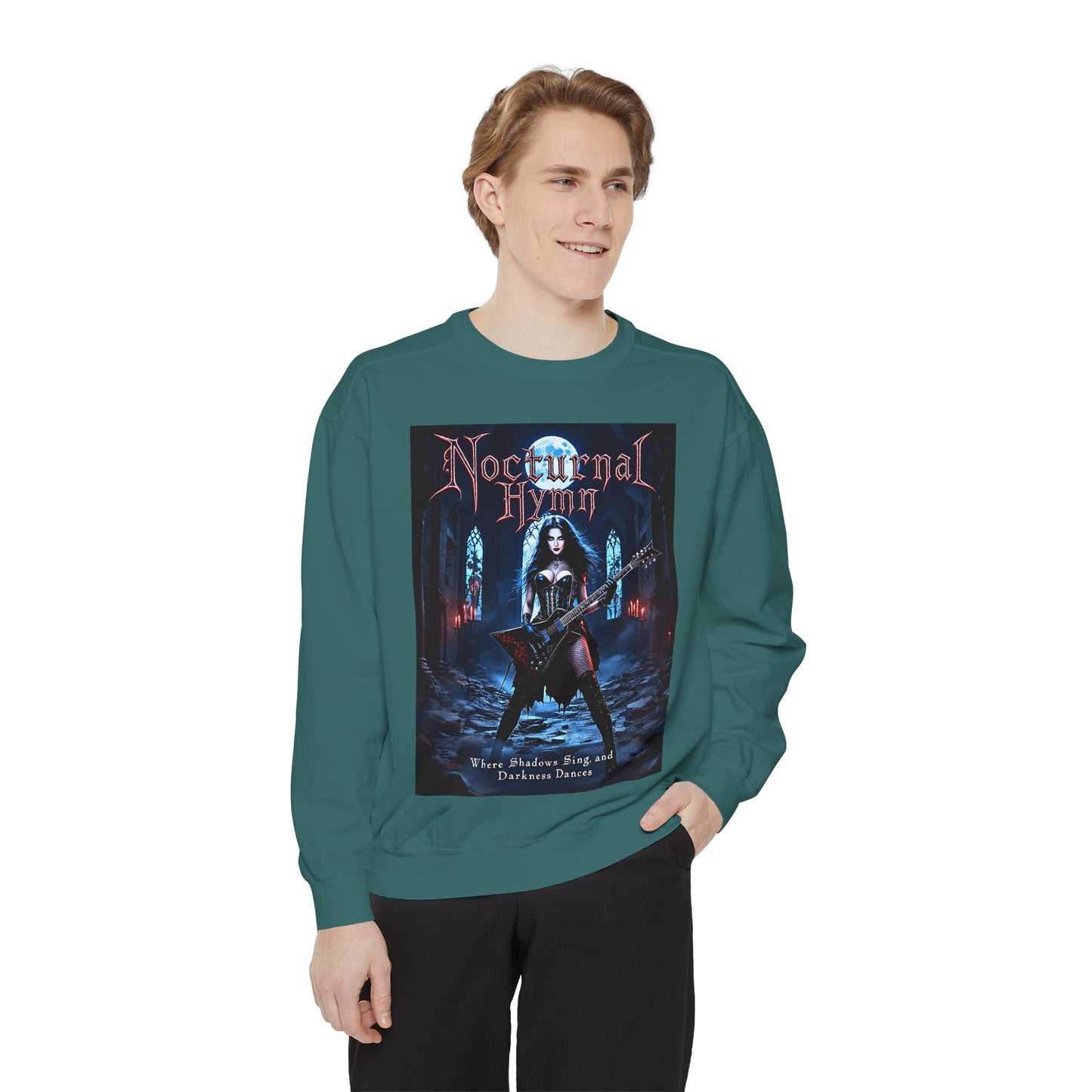 Nocturnal Hymn Unisex Sweatshirt - Embrace the Shadows in Style