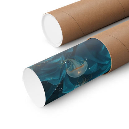 Mystical Mermaid Matte Vertical Poster | Ocean Themed Wall Art