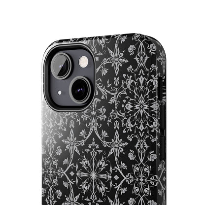 Elegant Floral Tough Phone Case - Durable Protection with Stylish Design