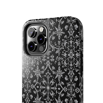 Elegant Floral Tough Phone Case - Durable Protection with Stylish Design