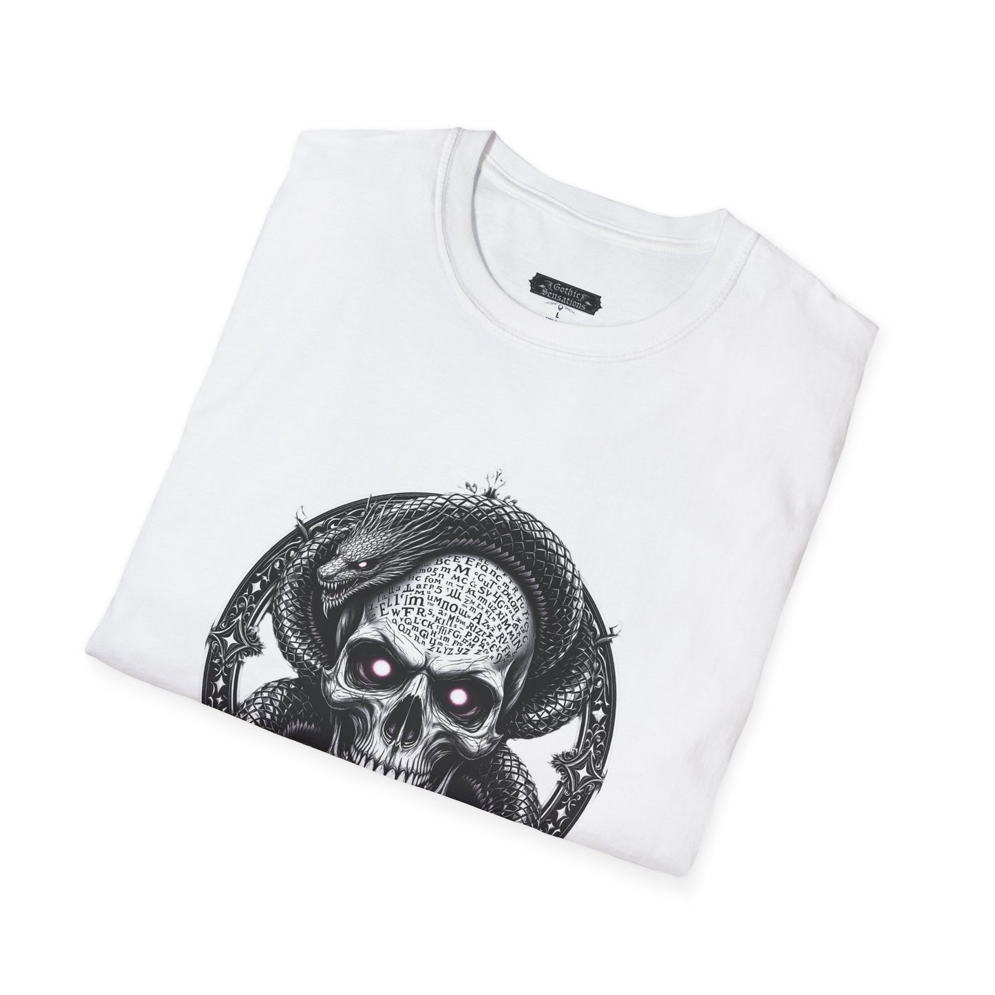 Gothic Skull Graphic T-Shirt - Unisex Softstyle Tee