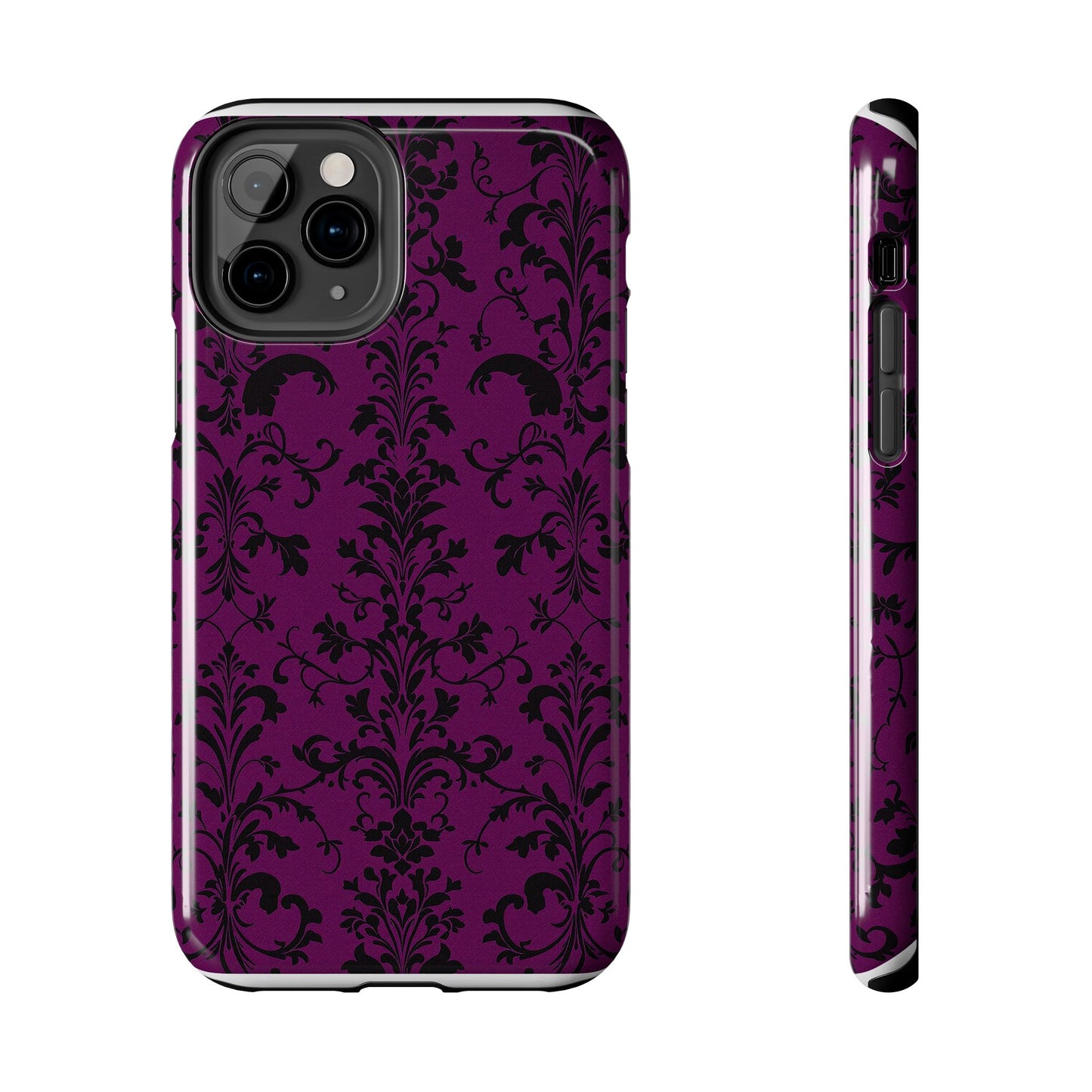 Elegant Damask Tough Phone Cases for Protection and Style