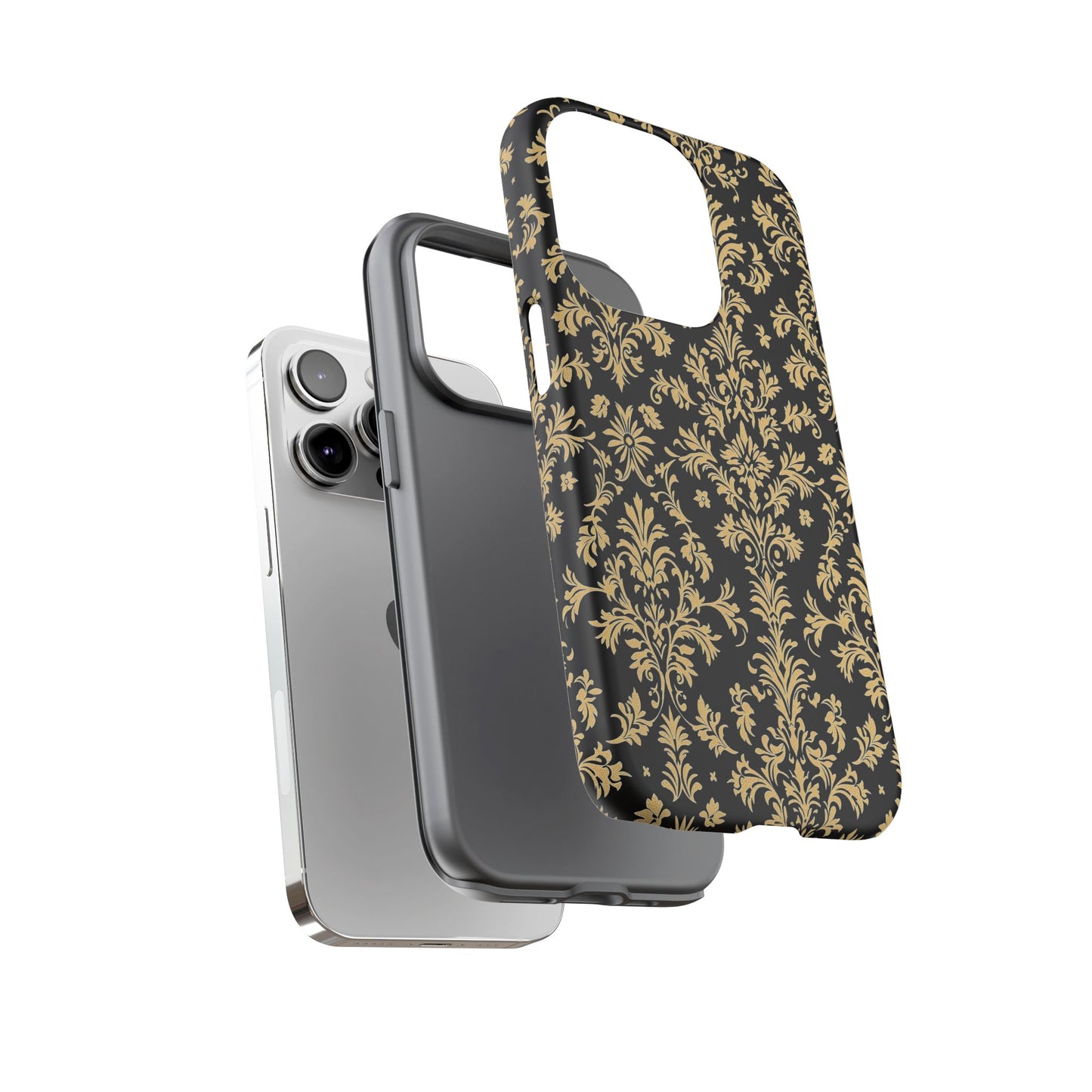 Elegant Floral iPhone Case - Tough, Stylish Protection