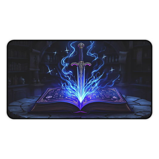 Mystical Dagger Desk Mat - Enchanted Design for Gamers & Fantasy Lovers