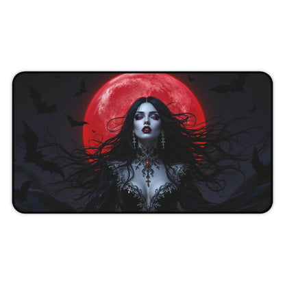 Gothic Vampire Desk Mat - Dark Fantasy Office Decor