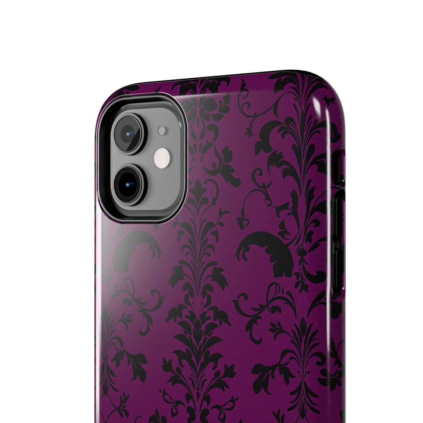 Elegant Damask Tough Phone Cases for Protection and Style