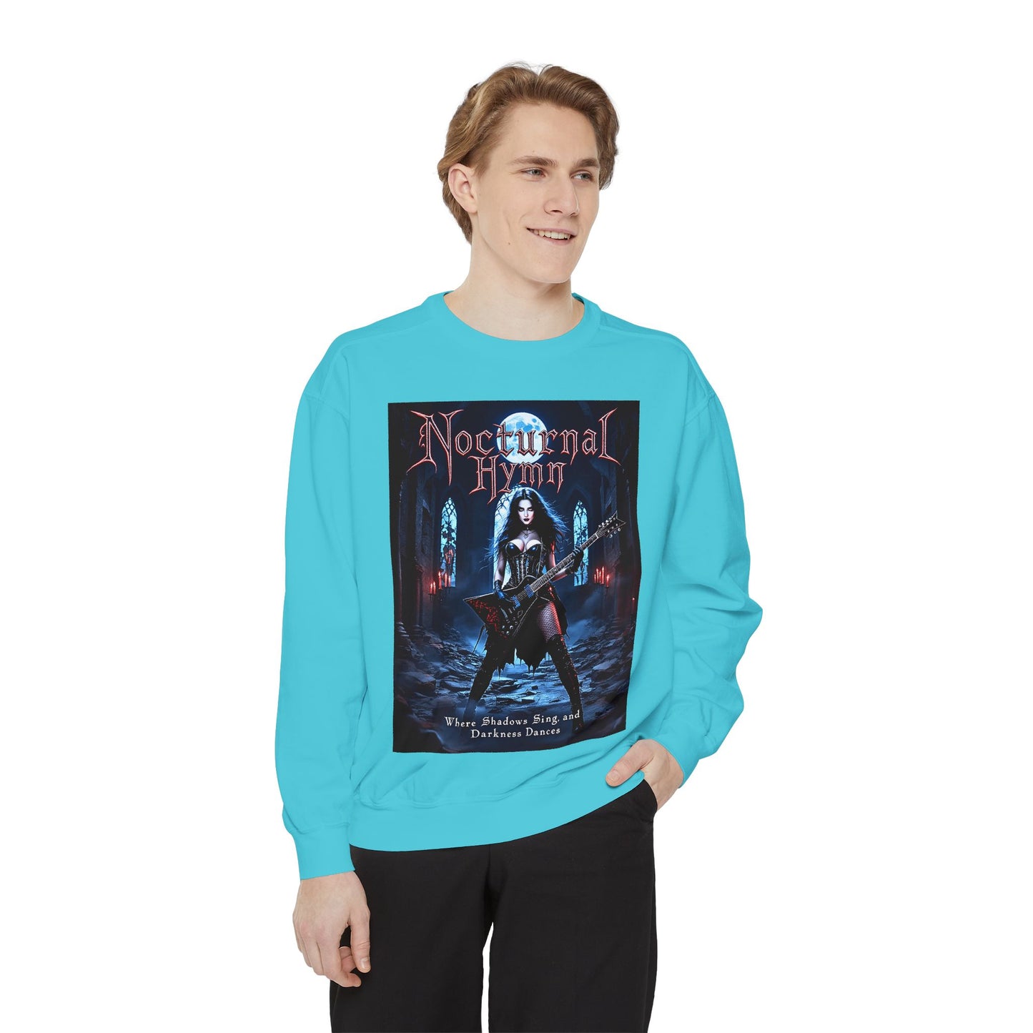 Nocturnal Hymn Unisex Sweatshirt - Embrace the Shadows in Style