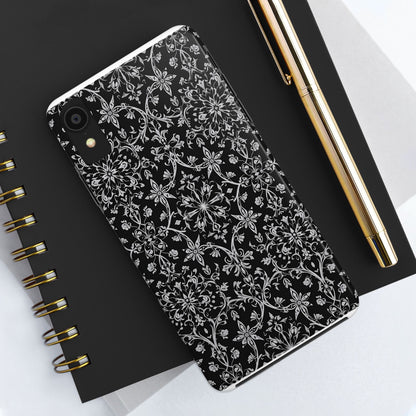 Elegant Floral Tough Phone Case - Durable Protection with Stylish Design