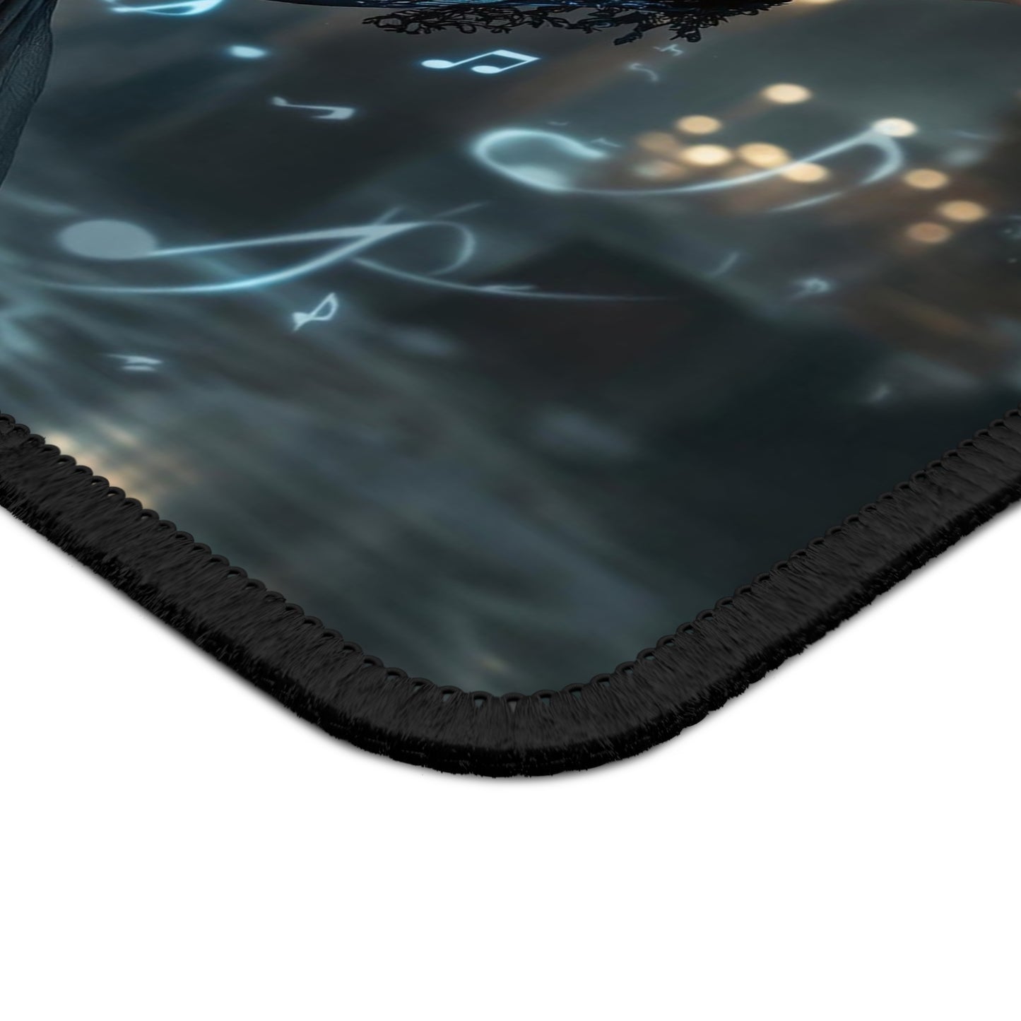 Enchanting Violinist Gaming Mouse Pad - Stylish Desk Accessory for Gamers and Music Lovers