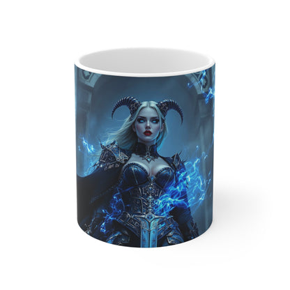 Enchanting Fantasy Mug - 11oz Dark Sorceress Design