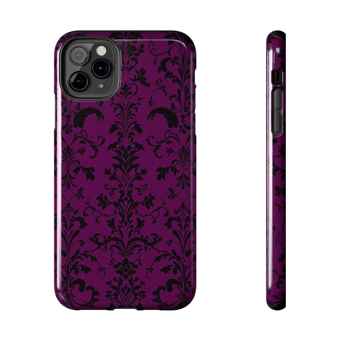 Elegant Damask Tough Phone Cases for Protection and Style