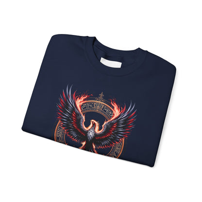 Phoenix Fire Unisex Heavy Blend™ Crewneck Sweatshirt - Bold Graphic Design