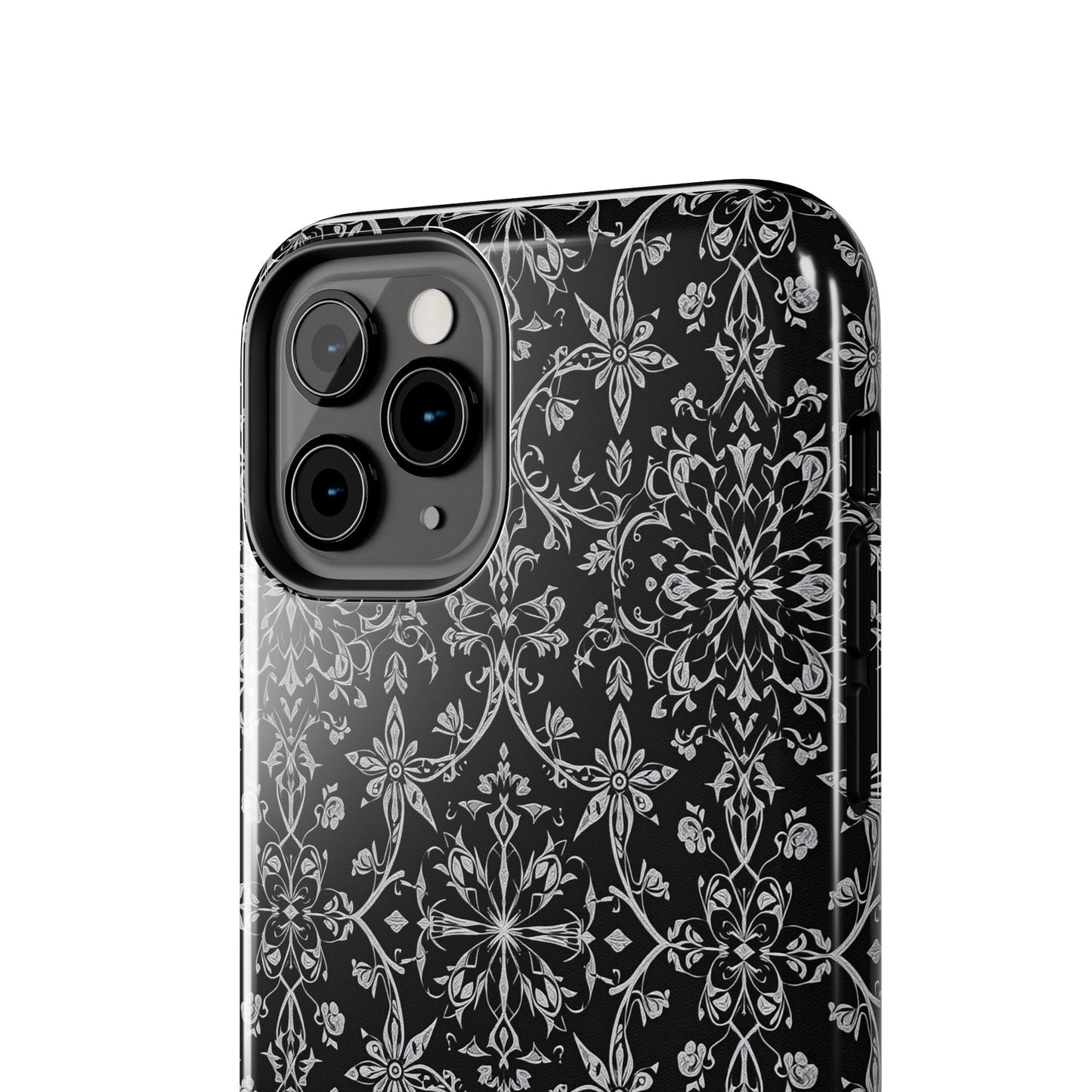 Elegant Floral Tough Phone Case - Durable Protection with Stylish Design