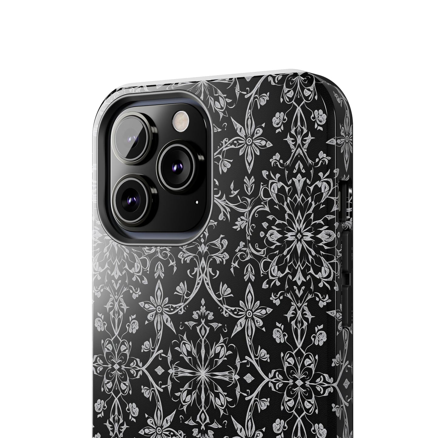 Elegant Floral Tough Phone Case - Durable Protection with Stylish Design