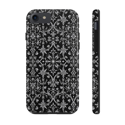 Elegant Floral Tough Phone Case - Durable Protection with Stylish Design