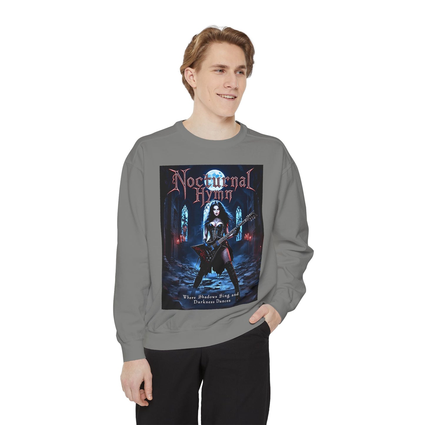 Nocturnal Hymn Unisex Sweatshirt - Embrace the Shadows in Style