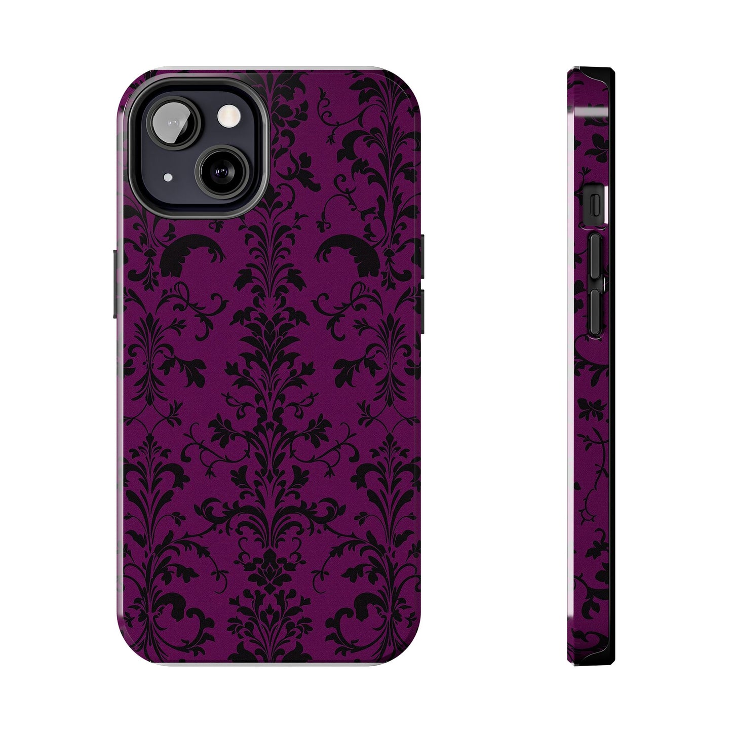 Elegant Damask Tough Phone Cases for Protection and Style