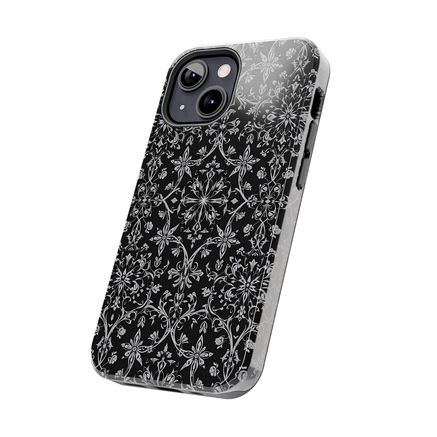 Elegant Floral Tough Phone Case - Durable Protection with Stylish Design