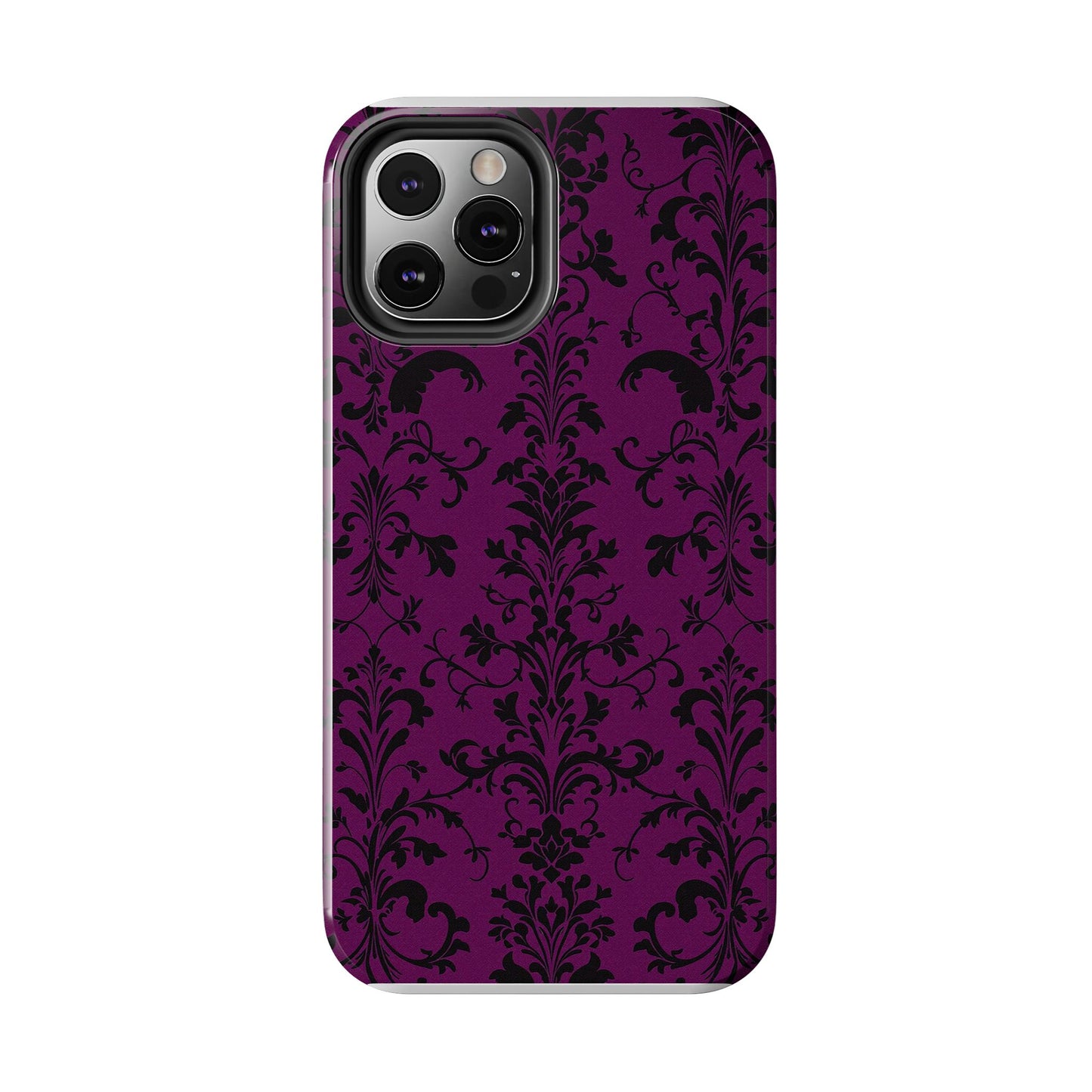 Elegant Damask Tough Phone Cases for Protection and Style