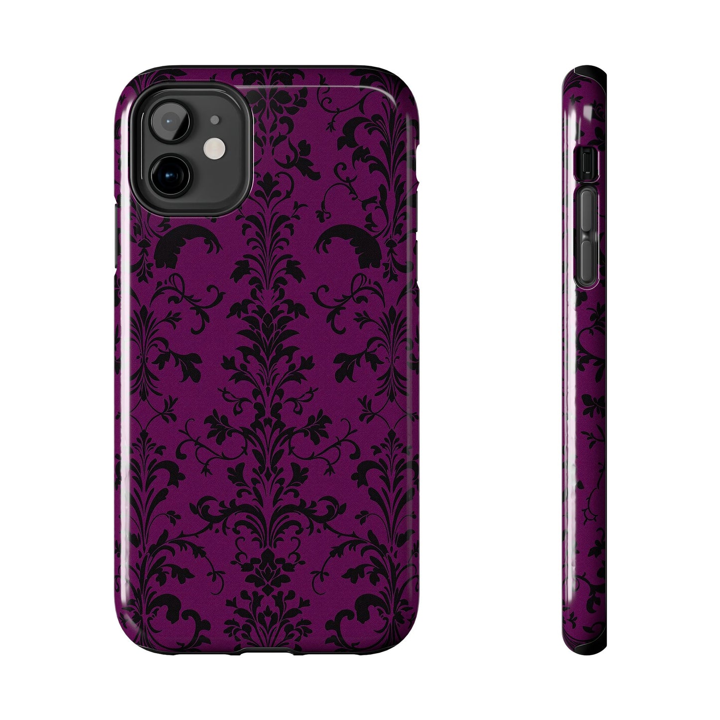 Elegant Damask Tough Phone Cases for Protection and Style