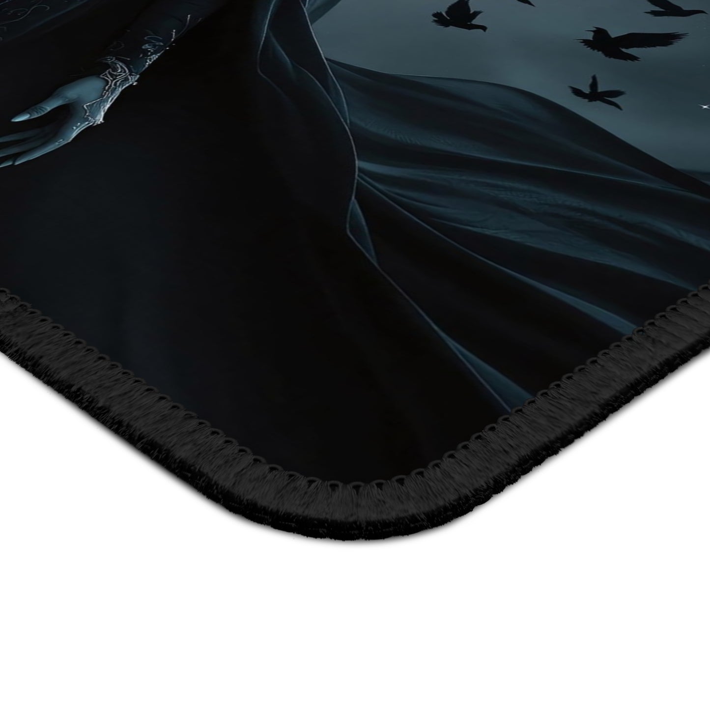 Gothic Gaming Mouse Pad - Dark Moonlit Aesthetic Design