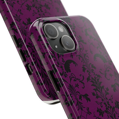 Elegant Damask Tough Phone Cases for Protection and Style