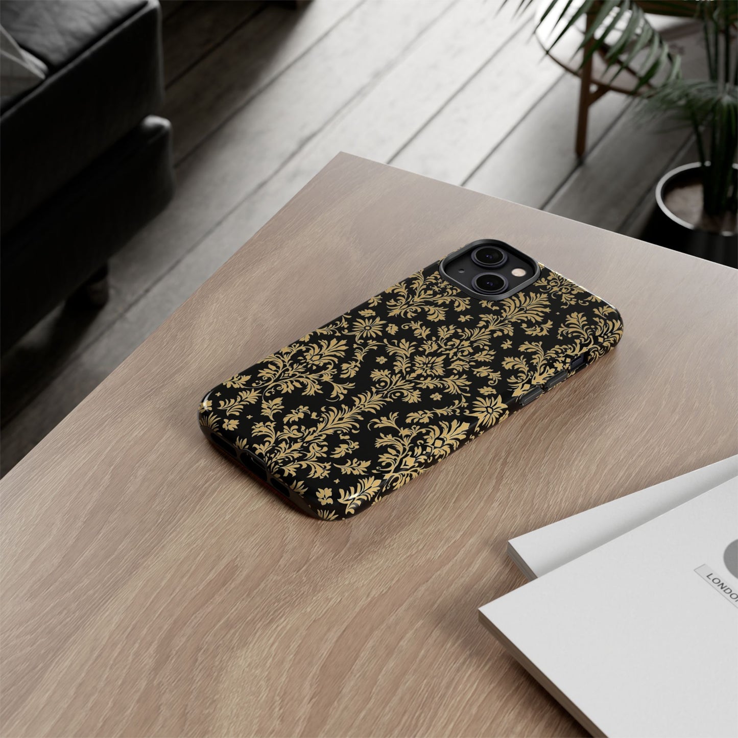 Elegant Floral iPhone Case - Tough, Stylish Protection