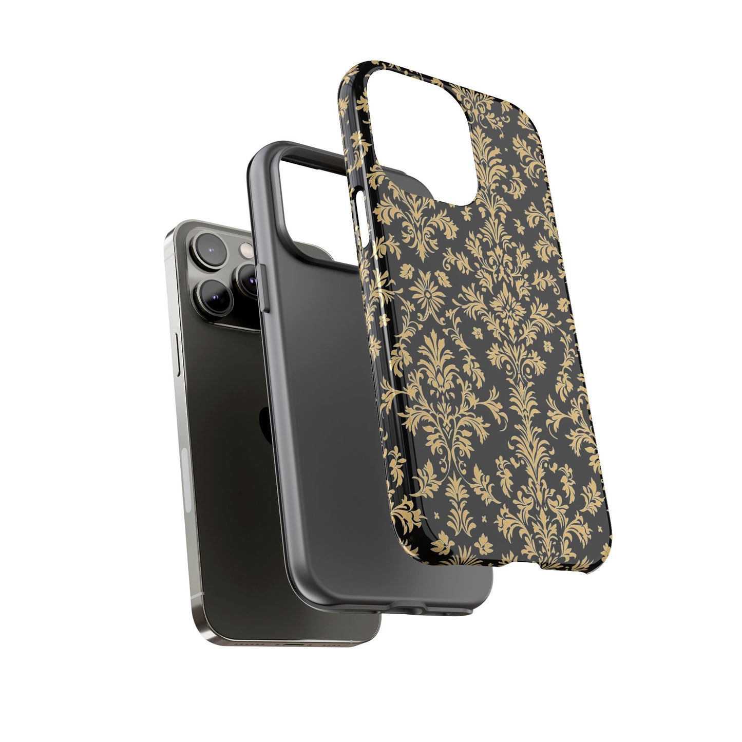 Elegant Floral iPhone Case - Tough, Stylish Protection