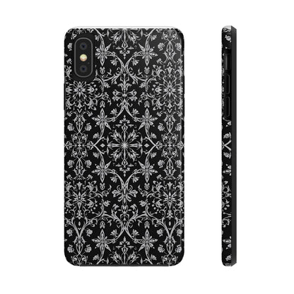 Elegant Floral Tough Phone Case - Durable Protection with Stylish Design