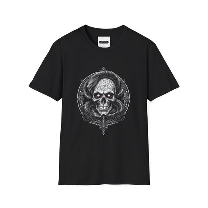 Gothic Skull Graphic T-Shirt - Unisex Softstyle Tee