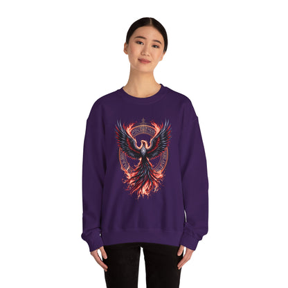 Phoenix Fire Unisex Heavy Blend™ Crewneck Sweatshirt - Bold Graphic Design