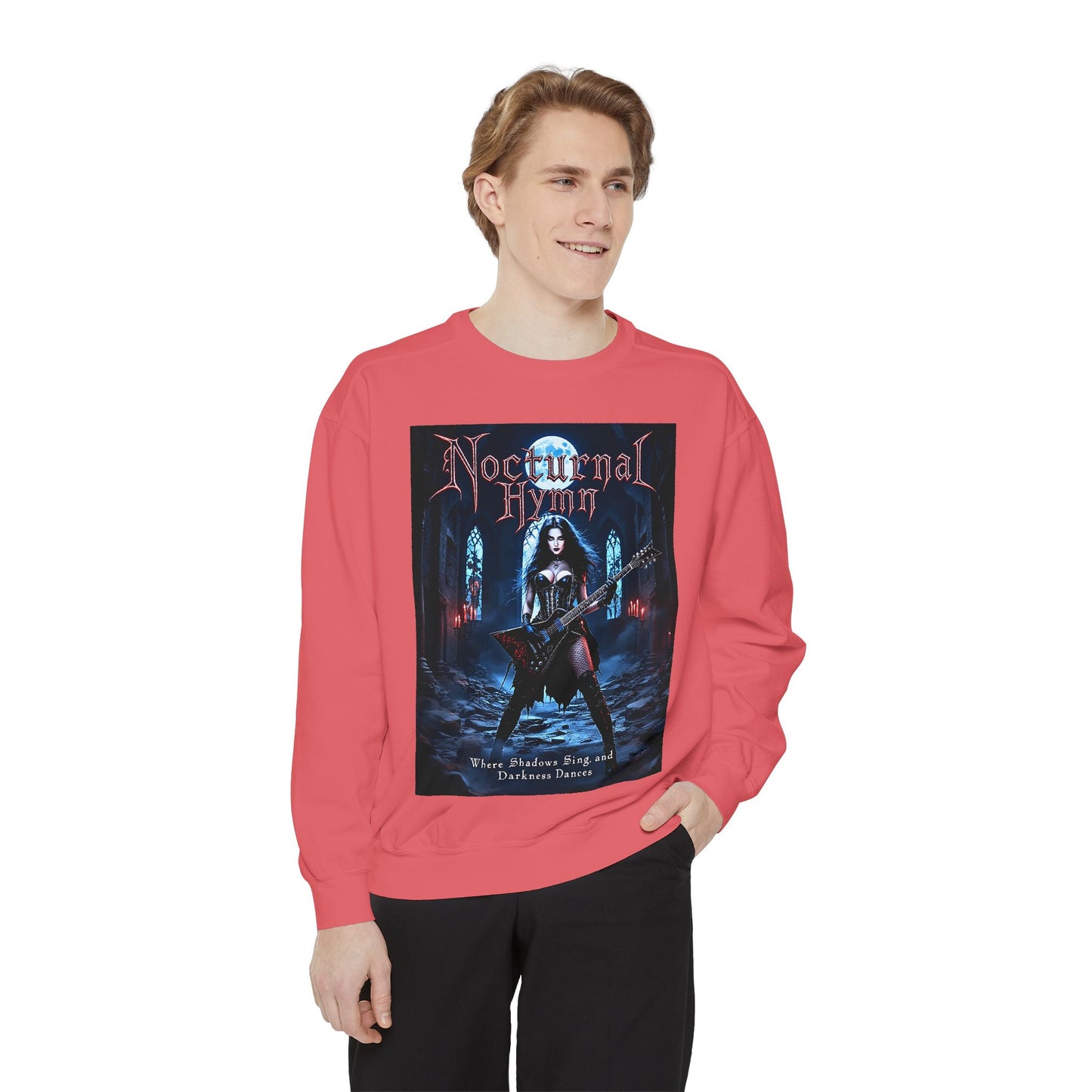 Nocturnal Hymn Unisex Sweatshirt - Embrace the Shadows in Style