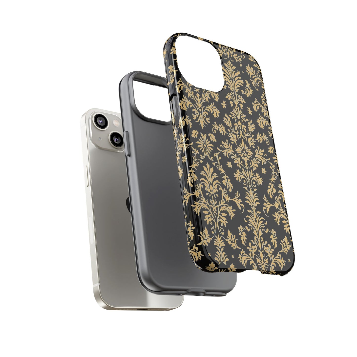 Elegant Floral iPhone Case - Tough, Stylish Protection