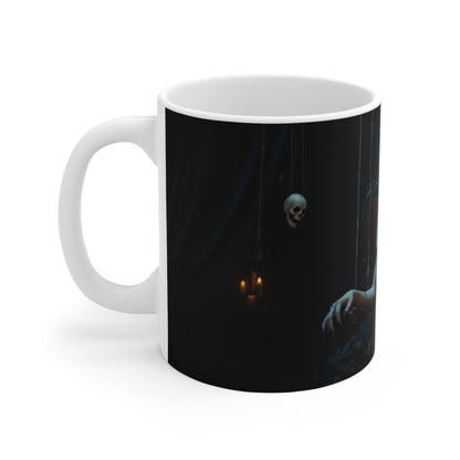 Gothic Vampire Queen Mug - 11oz Dark Fantasy Coffee Cup