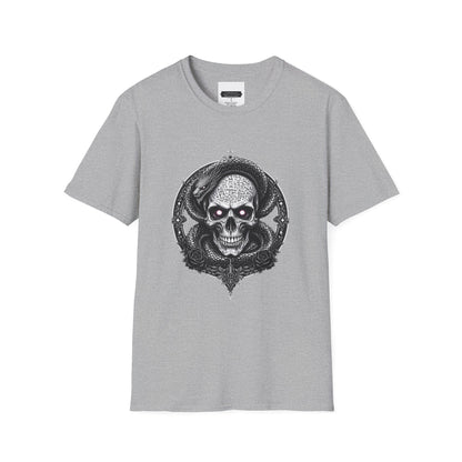 Gothic Skull Graphic T-Shirt - Unisex Softstyle Tee