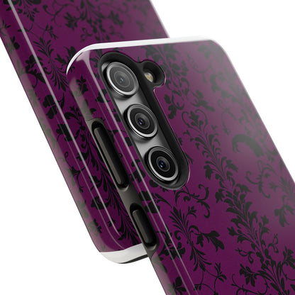 Elegant Damask Tough Phone Cases for Protection and Style