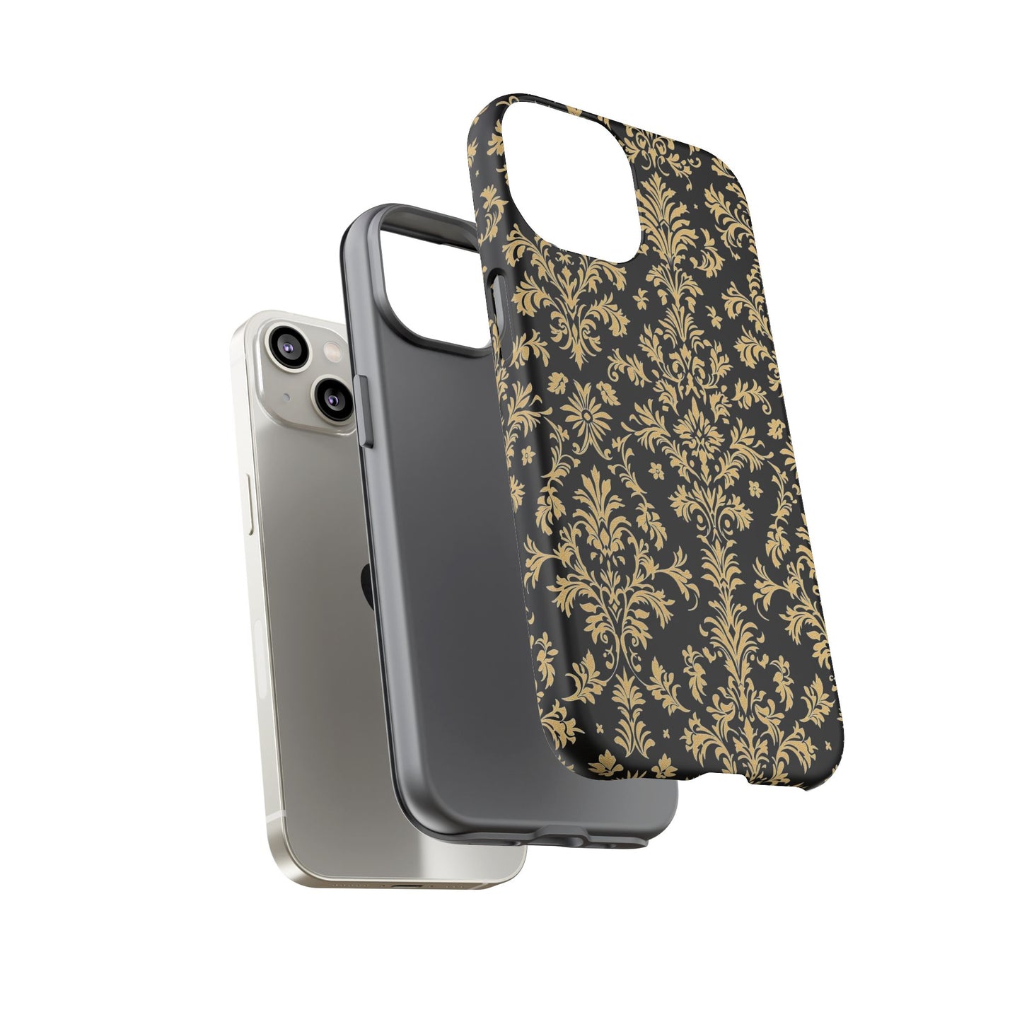 Elegant Floral iPhone Case - Tough, Stylish Protection