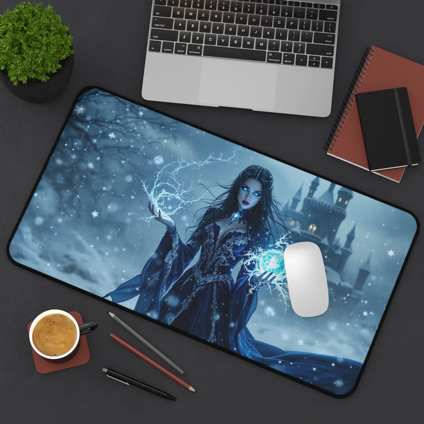 Magical Sorceress Desk Mat - Enchanting Office Decor