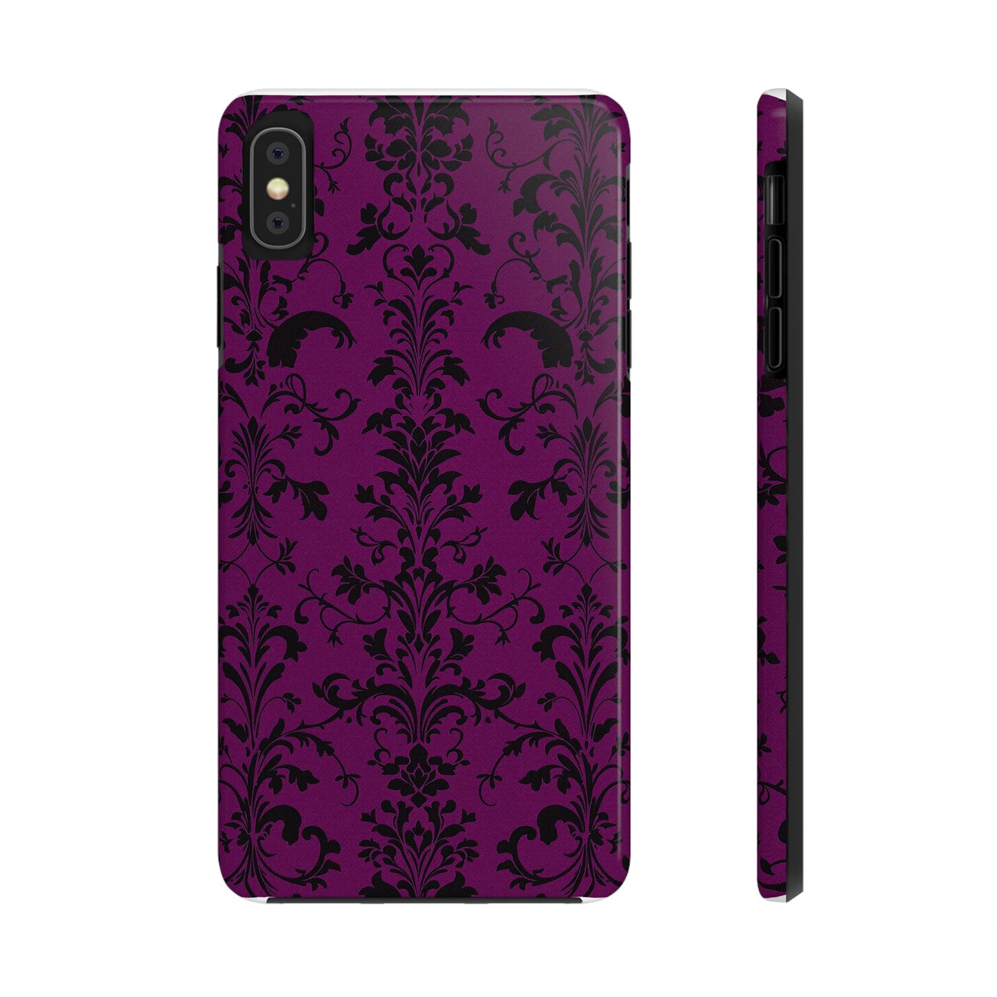 Elegant Damask Tough Phone Cases for Protection and Style