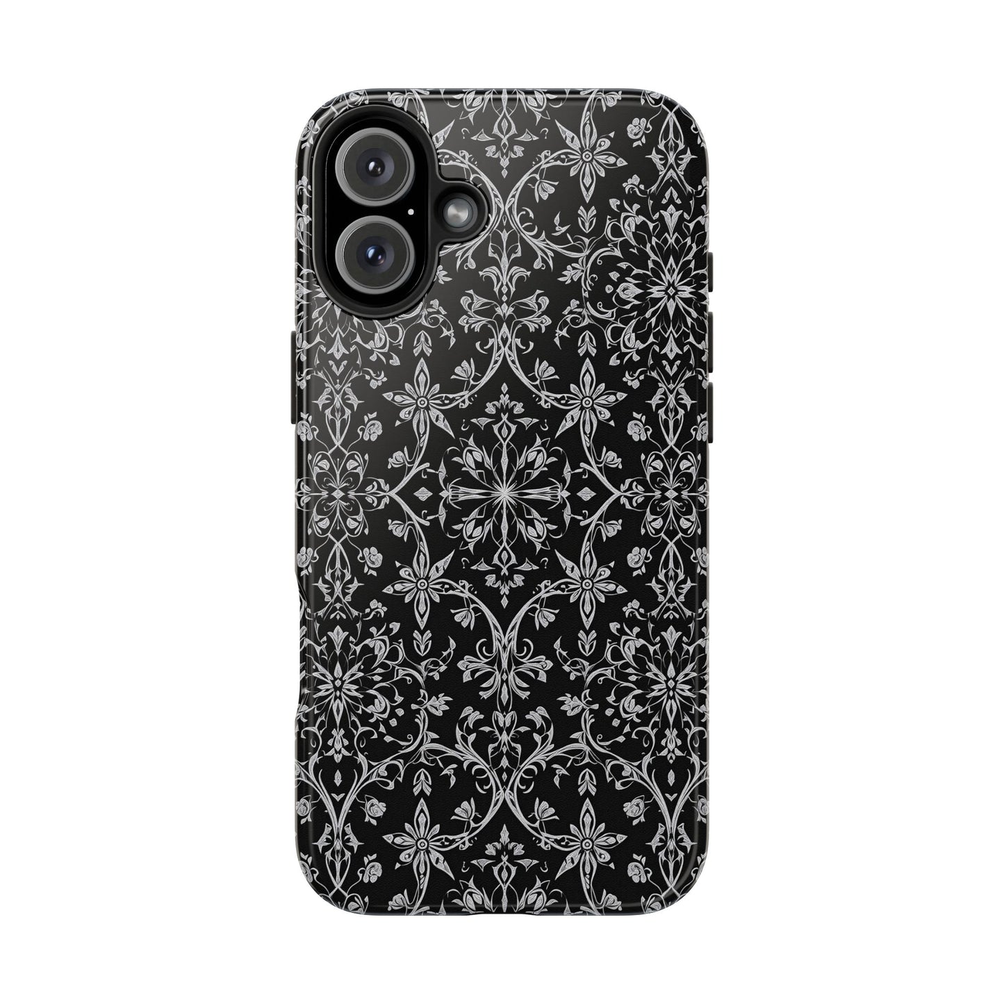 Elegant Floral Tough Phone Case - Durable Protection with Stylish Design