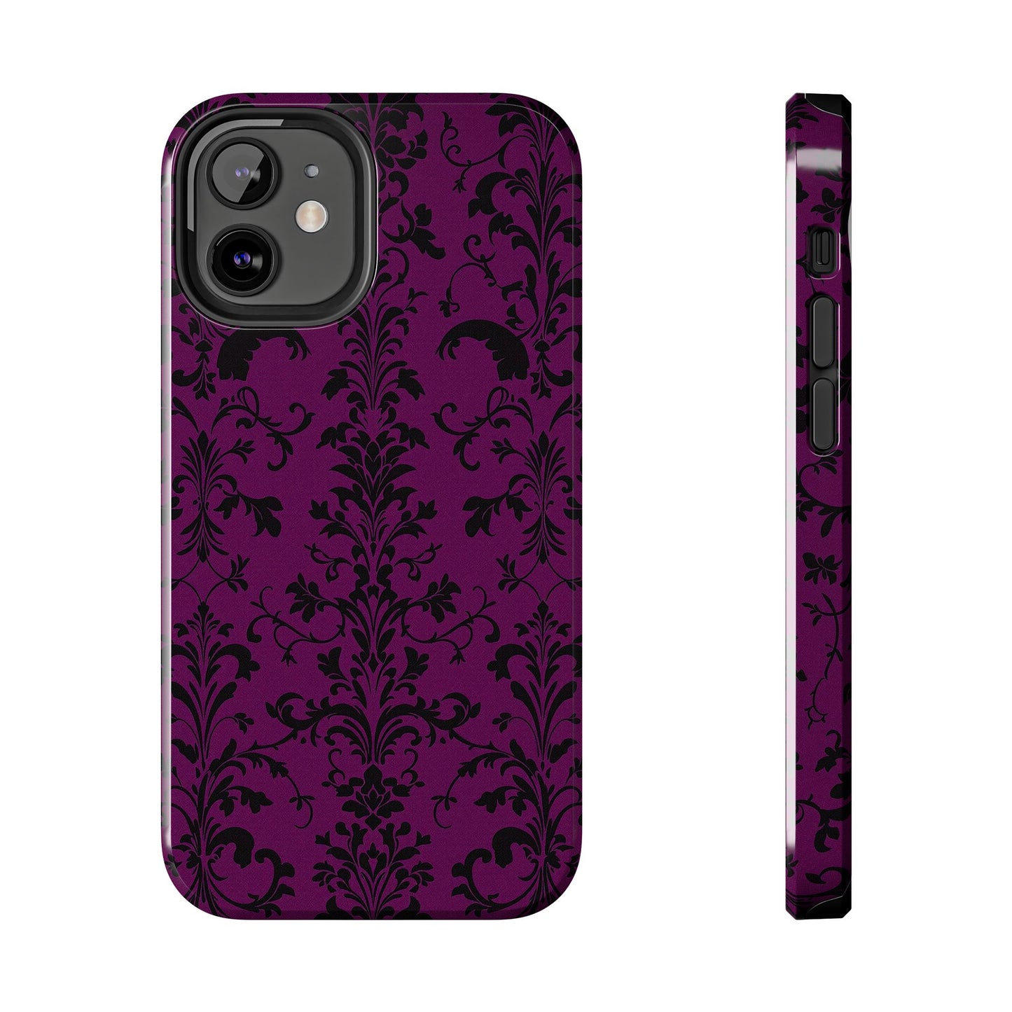 Elegant Damask Tough Phone Cases for Protection and Style